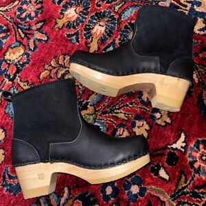 No. 6 Shearling Clogs like new!
